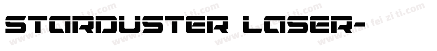 Starduster Laser字体转换